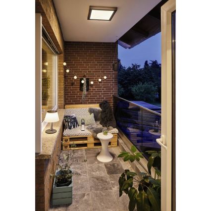 Paulmann 94309 - LED/0,8W IP44 Stmievateľná solárna lampa LILLESOL 3,7V 2000 mAh