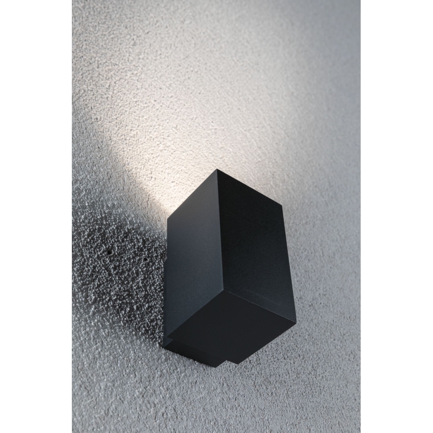 Paulmann 94327 - LED/3,8W IP44 Vonkajšie nástenné svietidlo FLAME 230V antracit