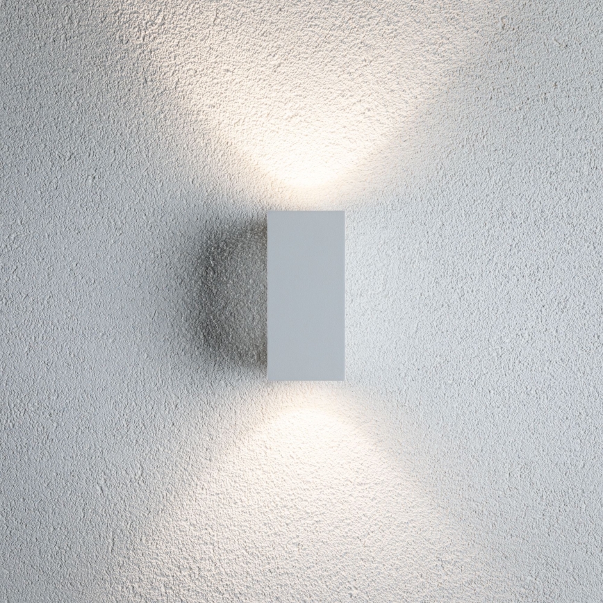 Paulmann 94330 - 2xLED/2,8W IP44 Vonkajšie nástenné svietidlo FLAME 230V biela