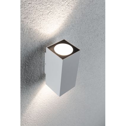 Paulmann 94330 - 2xLED/2,8W IP44 Vonkajšie nástenné svietidlo FLAME 230V biela