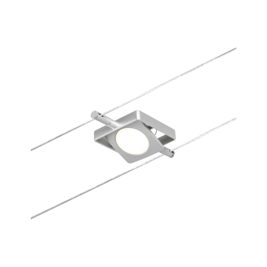 Paulmann 94420 - SADA 5xLED/4,5W Kompletný lankový systém MAC 230V matný chróm