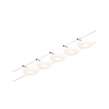 Paulmann 94426 - SADA 5xLED/4,5W Bodové svietidlo do lankového systému MAC 230V