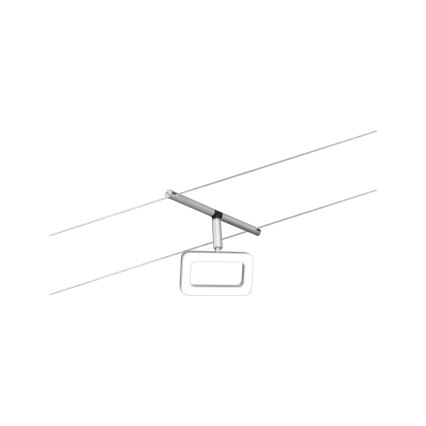 Paulmann 94481 - Sada 5×LED/4,8 W Kompletný lanový systém FRAME 230 V matný chróm