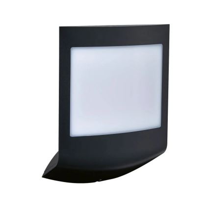 Paulmann 94513 - RGBW LED/8,2W IP44 Stmievateľné vonkajšie nástenné svietidlo so snímačom pohybu a súmraku PADEA 230V antracit