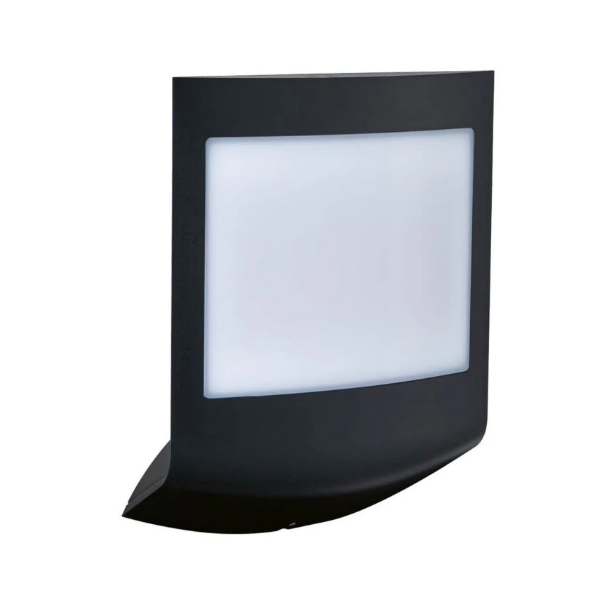 Paulmann 94513 - RGBW LED/8,2W IP44 Stmievateľné vonkajšie nástenné svietidlo so snímačom pohybu a súmraku PADEA 230V antracit