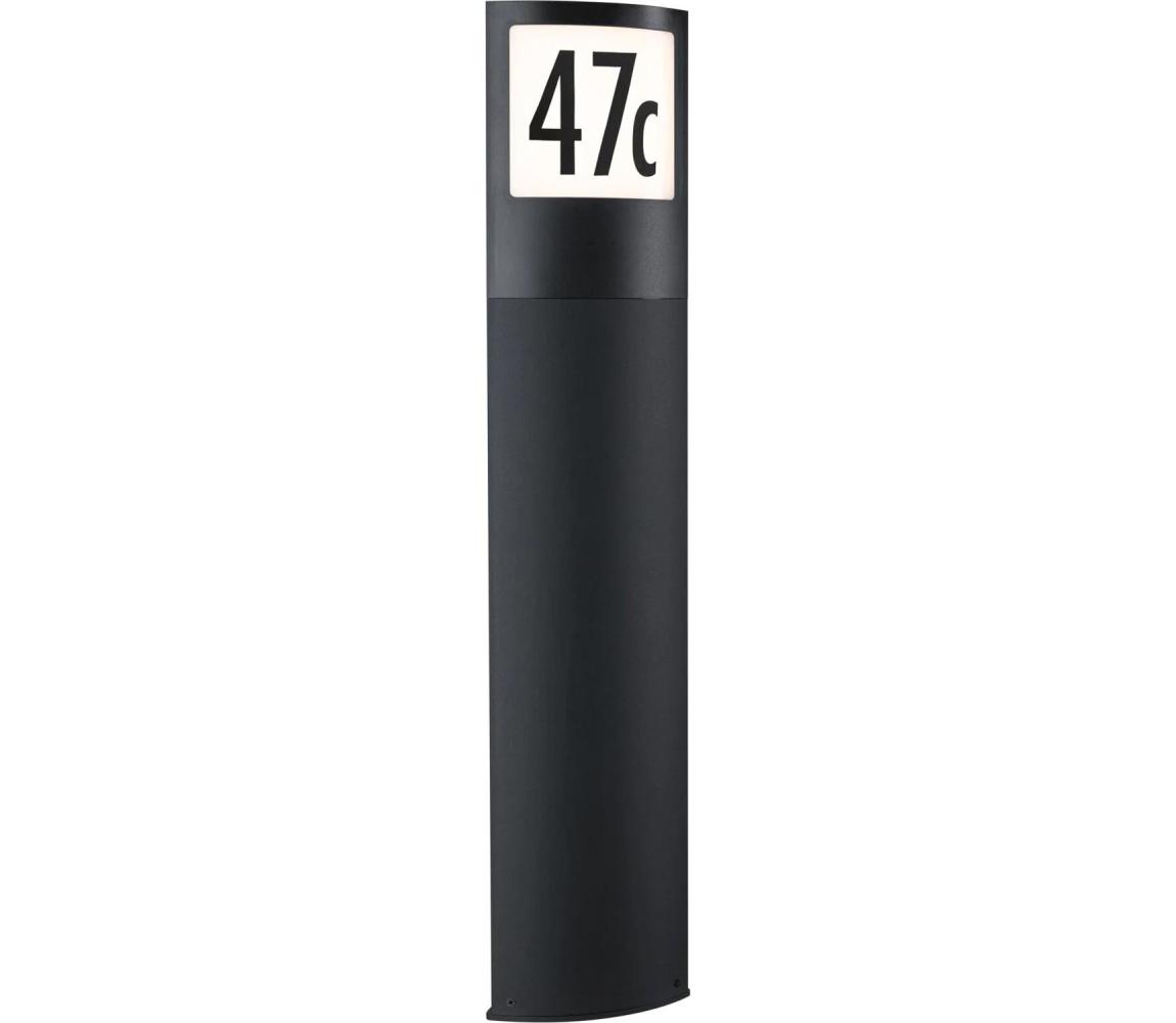 Paulmann 94514 - LED/8,5W IP44 Stmievateľné domové číslo PADEA 230V 94514