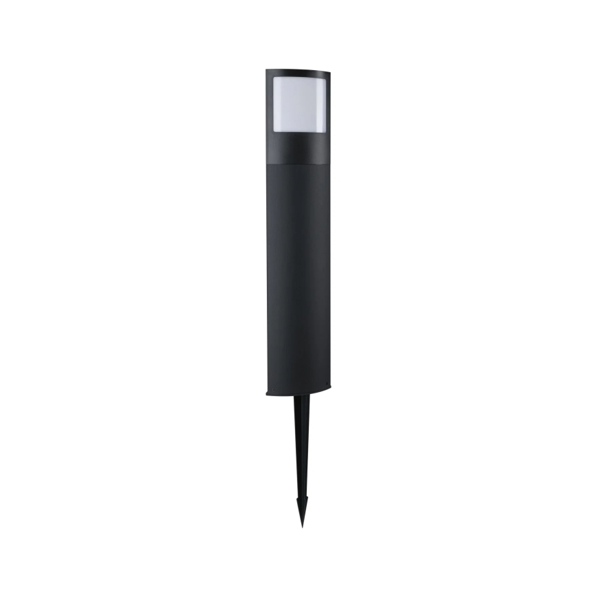 Paulmann 94514 - LED/8,5W IP44 Stmieva­teľné domové osvetlenie so senzorom pohybu a súmraku PADEA 230V antracit