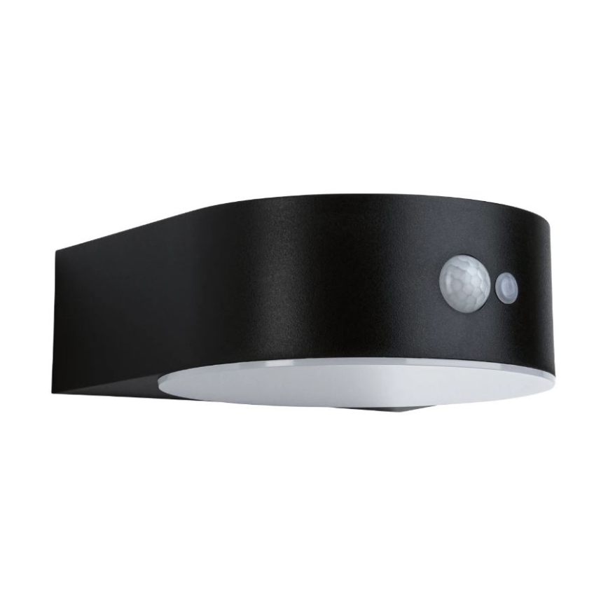 Paulmann 94570 - LED/5,5W IP44 Solárne nástenné svietidlo so senzorom EILEEN 3,7V 2000 mAh