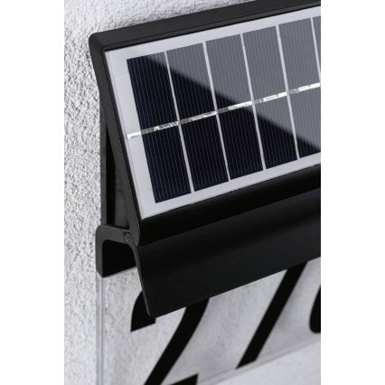Paulmann 94694 - LED/0,2W IP44 Solárne domové číslo NEDA 3,7V 1800 mAh
