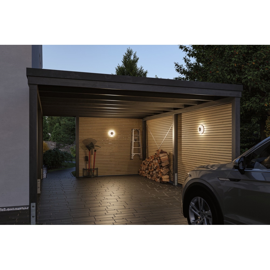 Paulmann 94955 - LED/20,5W IP65 Stmievateľné vonkajšie nástenné svietidlo AUREVA 230V 2200/3000/4000K antracit