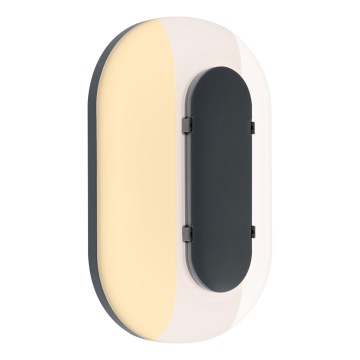 Paulmann 94957 - LED/18,5W IP65 stmievateľné vonkajšie nástenné svietidlo ELUNOR 230V 2200/3000/4000K antracit