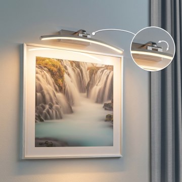 Paulmann 95557 - LED/8,5W Nástenné svietidlo na obrazy BENTO 230V 40 cm matný chróm