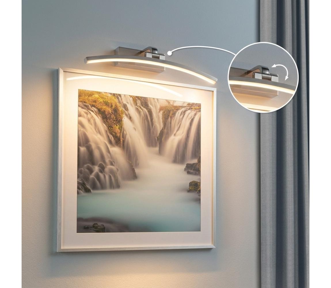 Paulmann 95557 - LED/8,5W Nástenné svietidlo na obrazy BENTO 230V 40 cm matný chróm 95557
