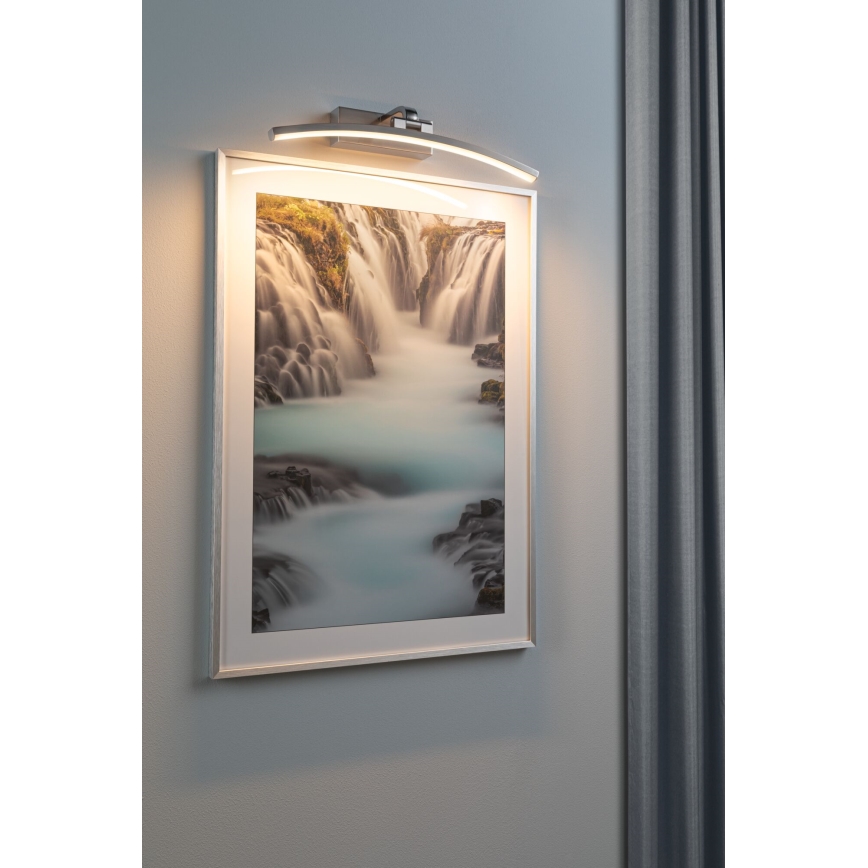 Paulmann 95557 - LED/8,5W Nástenné svietidlo na obrazy BENTO 230V 40 cm matný chróm