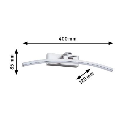 Paulmann 95557 - LED/8,5W Nástenné svietidlo na obrazy BENTO 230V 40 cm matný chróm