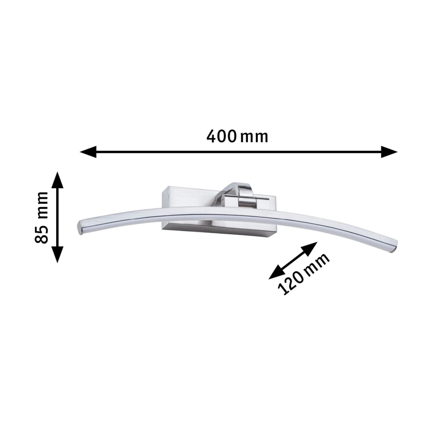 Paulmann 95557 - LED/8,5W Nástenné svietidlo na obrazy BENTO 230V 40 cm matný chróm