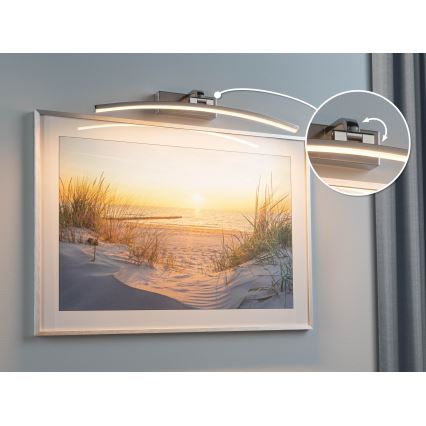 Paulmann 95558 - LED/10W Osvetlenie obrazu BENTO 230V 50 cm matný chróm