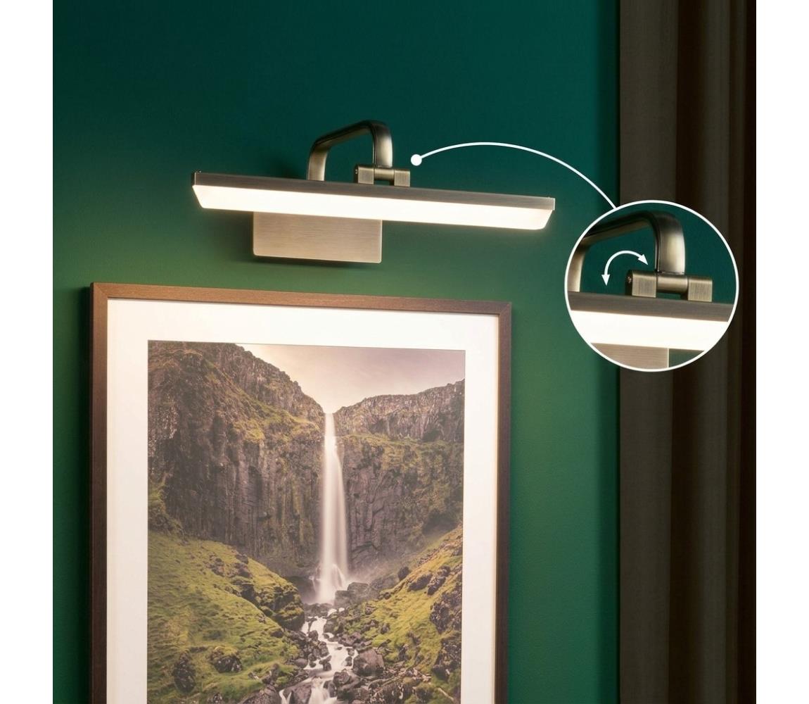 Paulmann 95569 - LED/9,5 W Obrazové svietidlo RENAN 230 V 40 cm mosadz 95569