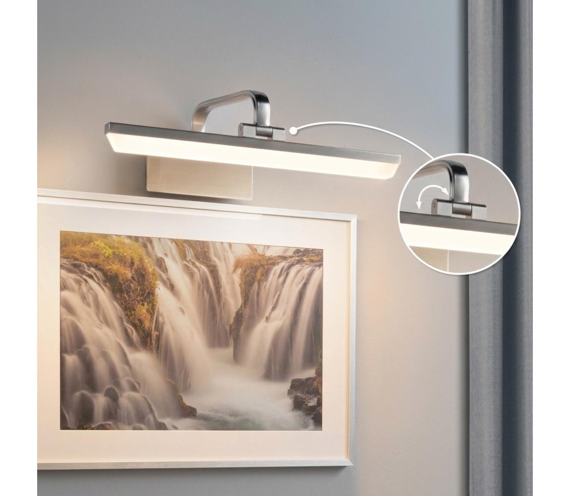 Paulmann 95572 - LED/9,5W Obrazové svietidlo RENAN 230V 40 cm matný chróm 95572