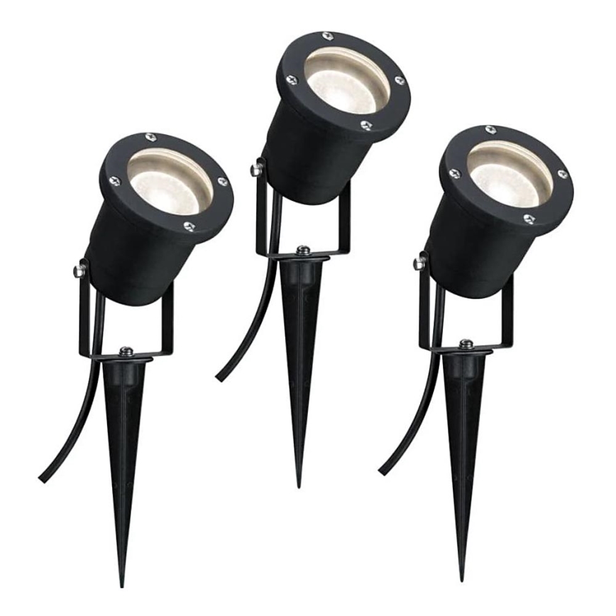 Paulmann 98897 - SADA 3xLED GU10/3,5W IP65 Vonkajšia lampa 230V