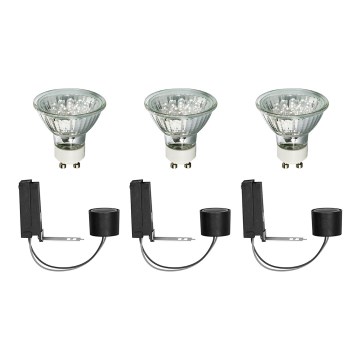Paulmann 99755 - SADA 3x LED žiarovka s objímkou 2EASY SET 3xGU10/1W/230V Paulmann 99755 - SADA 3x LED žiarovka s objímkou 2EASY SET 3xGU10/1W/230V