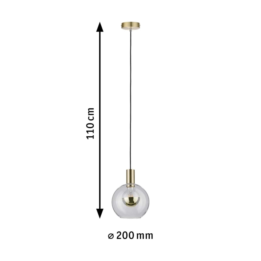 Paulmann -  Luster na lanku ESBEN 1xE27/20W/230V