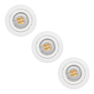 Paulmann - Nice Price 3323 - SET 3x LED Podhľadové svietidlo 3xGU10-LED/3,5W/230V Paulmann - Nice Price 3323 - SET 3x LED Podhľadové svietidlo 3xGU10-LED/3,5W/230V
