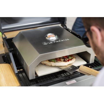 Pec na pizzu pre záhradné grily + keramicko-kamenná doska
