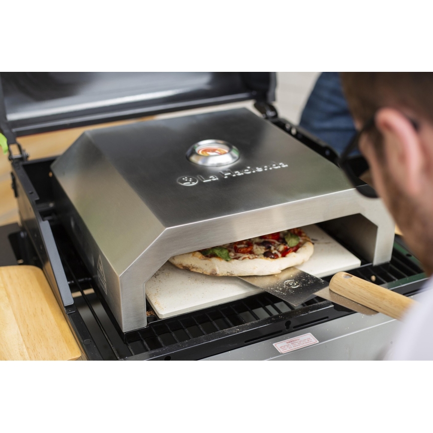 Pec na pizzu pre záhradné grily + keramicko-kamenná doska