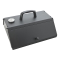 Pec na pizzu s dvierkami a teplomerom 40x35,5x21 cm čierna