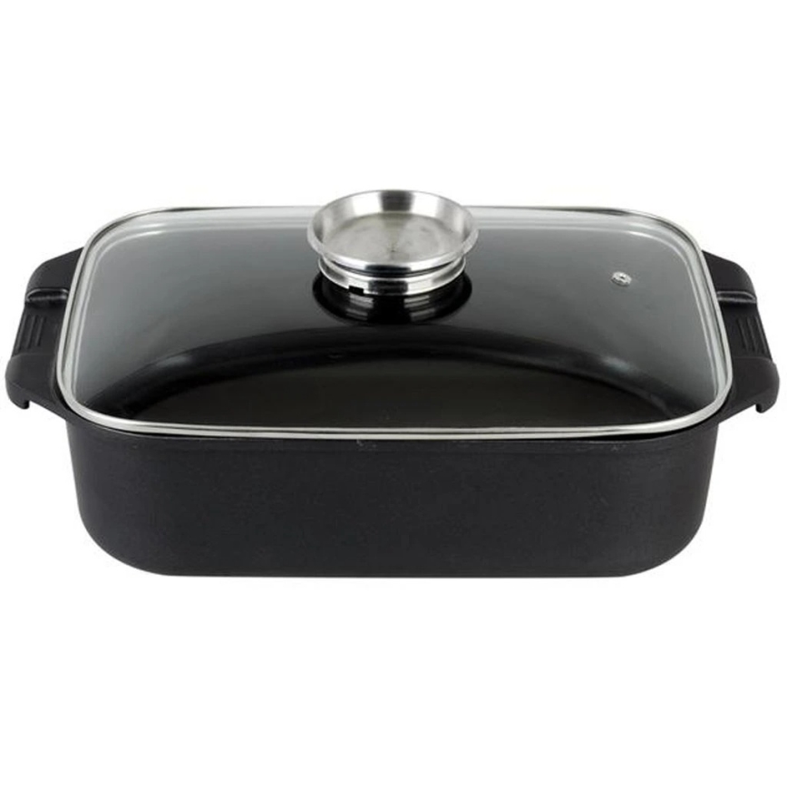 Pekáč s pokrievkou TORO 6,5 l 34,5x10x24,5 cm čierny