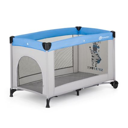 PETITE&MARS - Cestovná postieľka KOOT Zebra Super Power