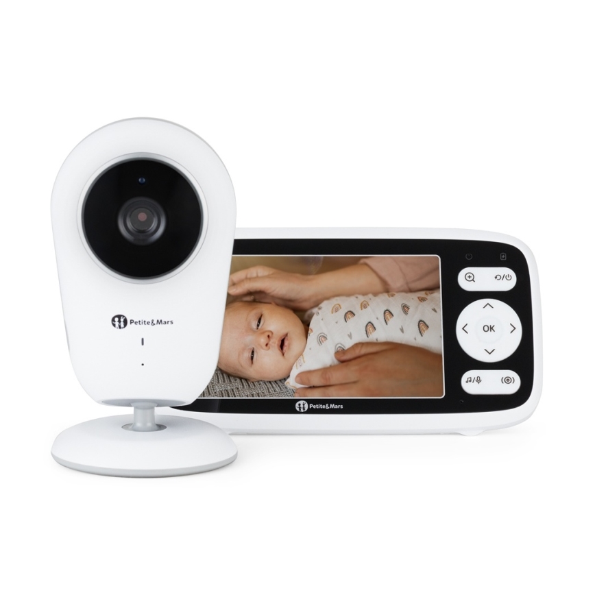 PETITE&MARS - Detská chôvička s monitorom NANO 4.0 3,7V 1760 mAh