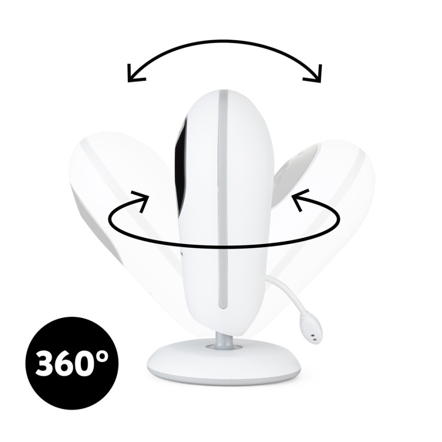 PETITE&MARS - Detská chôvička s monitorom NANO 4.0 3,7V 1760 mAh