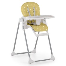 PETITE&MARS - Detská jedálenská stolička GUSTO žltá