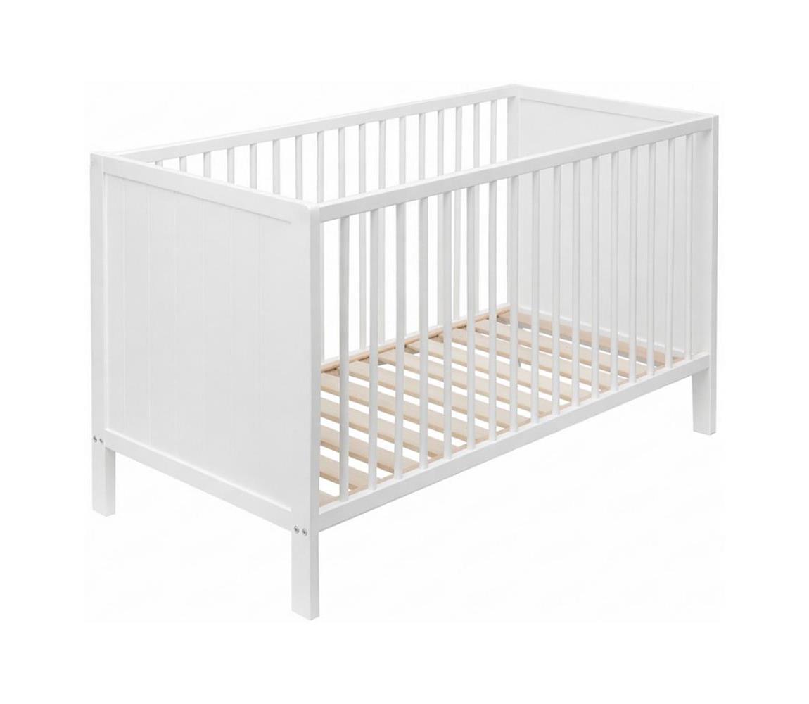 PETITE&MARS - Detská postieľka 3v1 MILA 120x60 cm biela/buk 945392