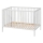 PETITE&MARS - Detská postieľka NELA BEECH 120x60 cm biela/buk