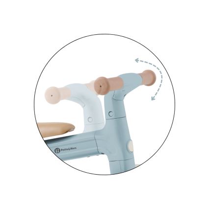 PETITE&MARS - Detská trojkolka 3 v 1 BINGO Stering Blue