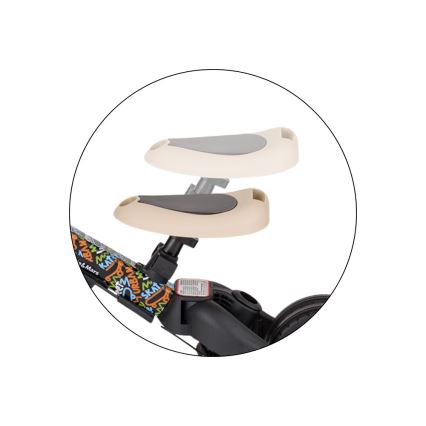 PETITE&MARS - Detská trojkolka 5v1 TURBO LIMITED City Beat