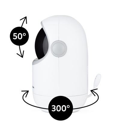 PETITE&MARS - Detská videochôvička s monitorom EVE 5.0 3,8V 3050 mAh