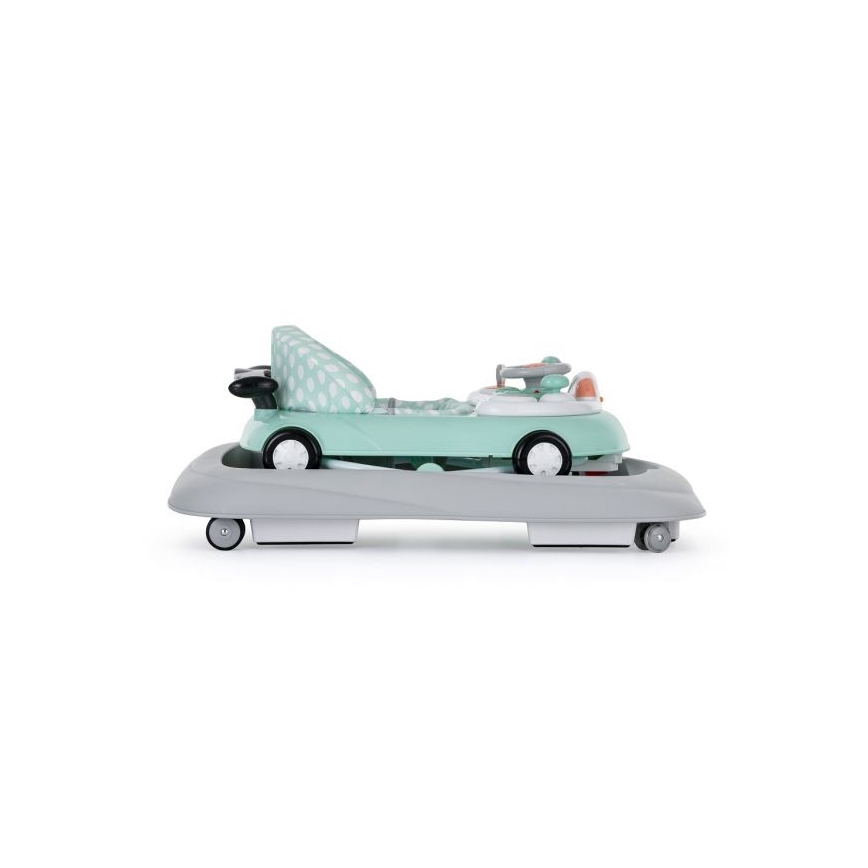 PETITE&MARS - Detské chodítko s melódiou CABRIO mint