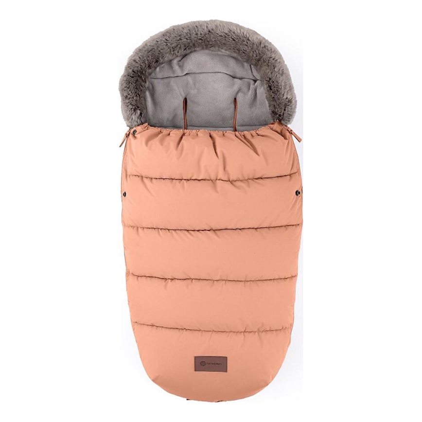 PETITE&MARS - Detský fusak 4v1 COMFY Pastel Peach oranžová