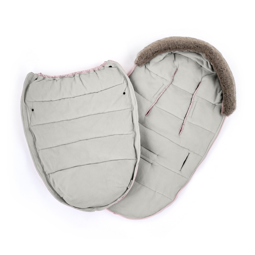 PETITE&MARS - Detský fusak 4v1 COMFY Pastel Peach oranžová