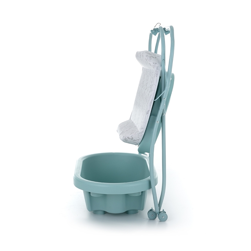 PETITE&MARS - Prebaľovací pult s vaničkou SPA 3v1 mintová