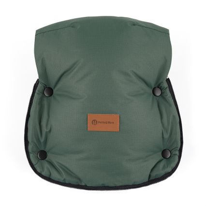 PETITE&MARS - SADA detského fusaku 4v1 COMFY + rukávnikov na kočík FURRY Khaki