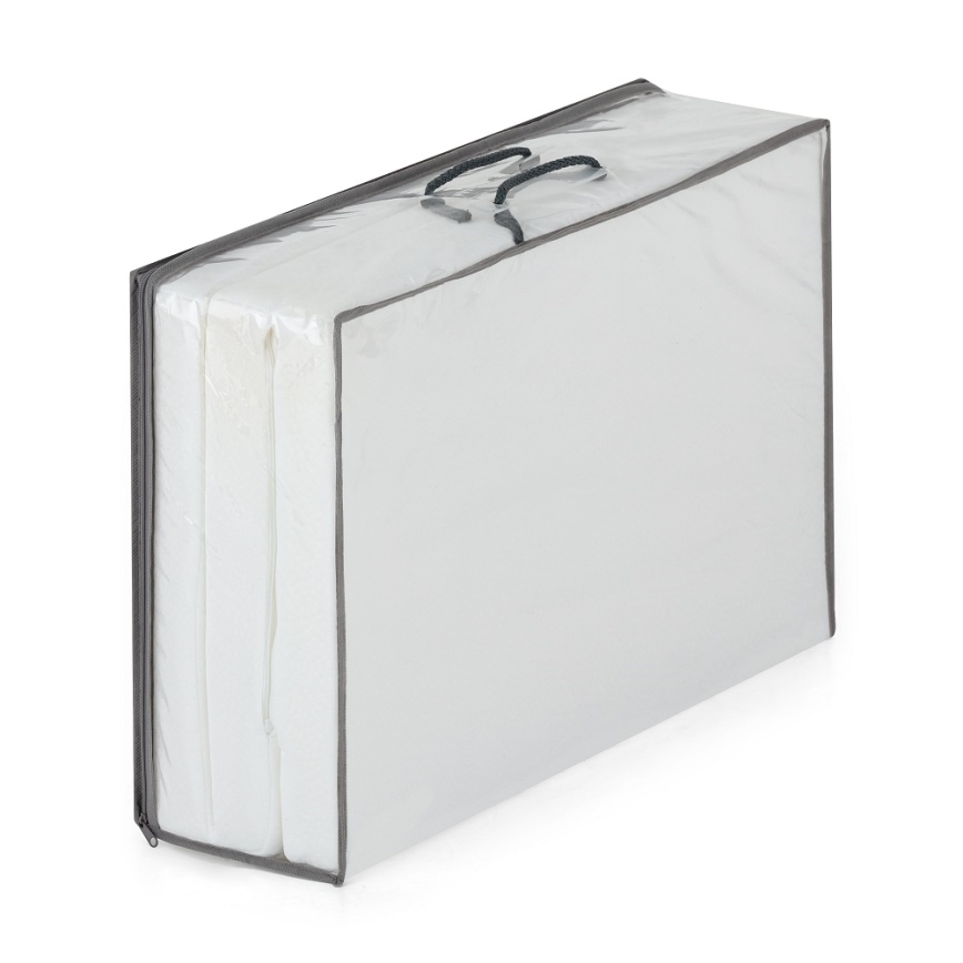 PETITE&MARS - Skladací cestovný matrac FOLDIE 120x60 cm biely