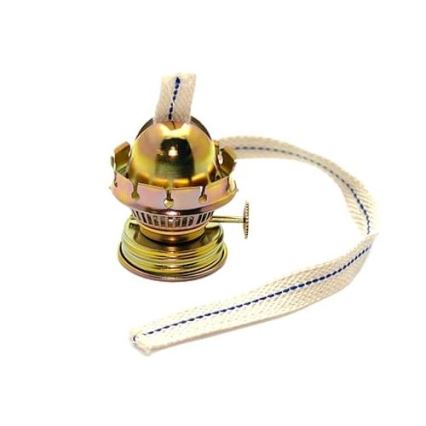 Petrolejová lampa Eliška 20 cm lesná zelená