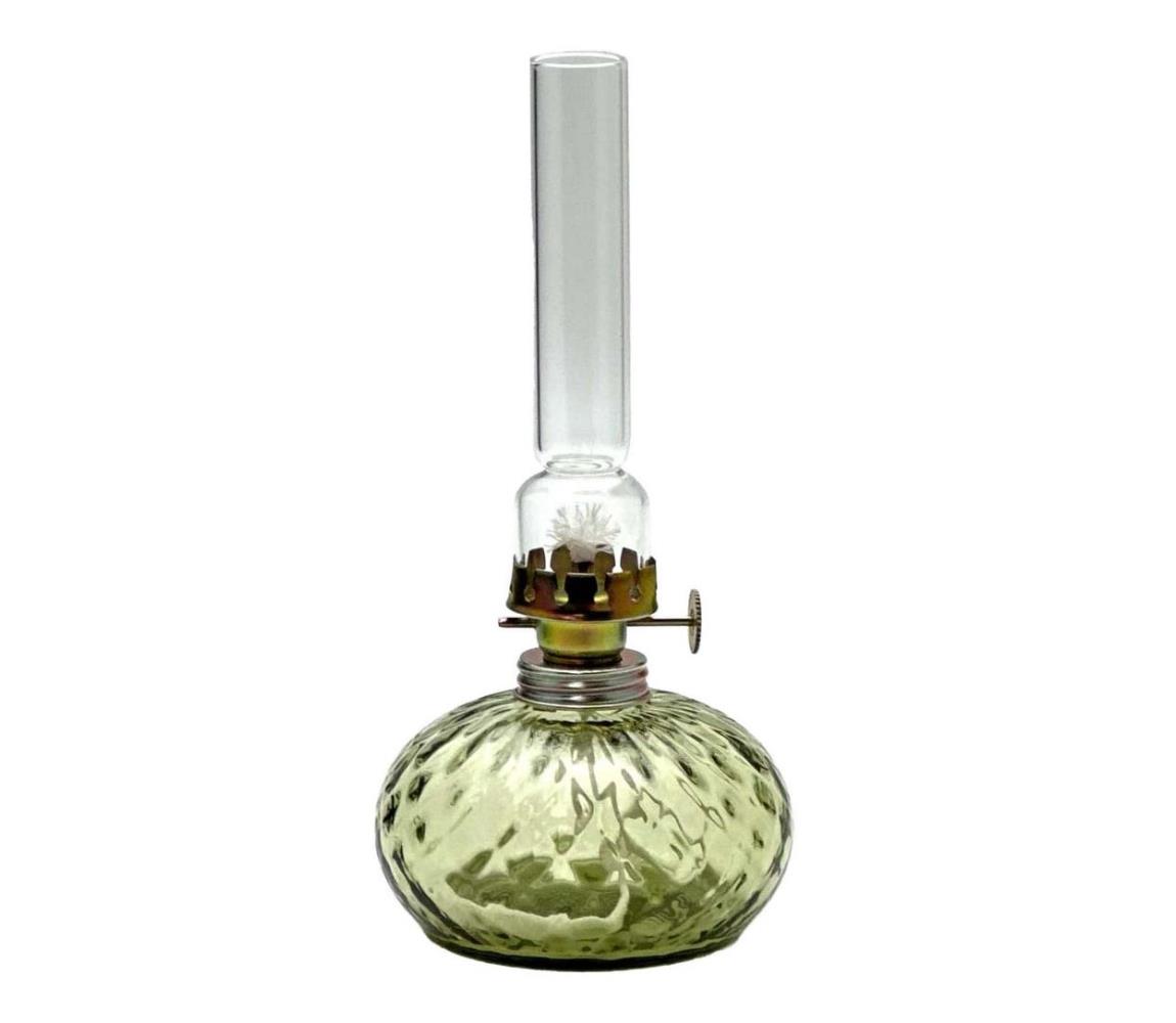 Floriánova huť Petrolejová lampa ELIŠKA 20 cm lesná zelená 110-0270-0001-12-03-000