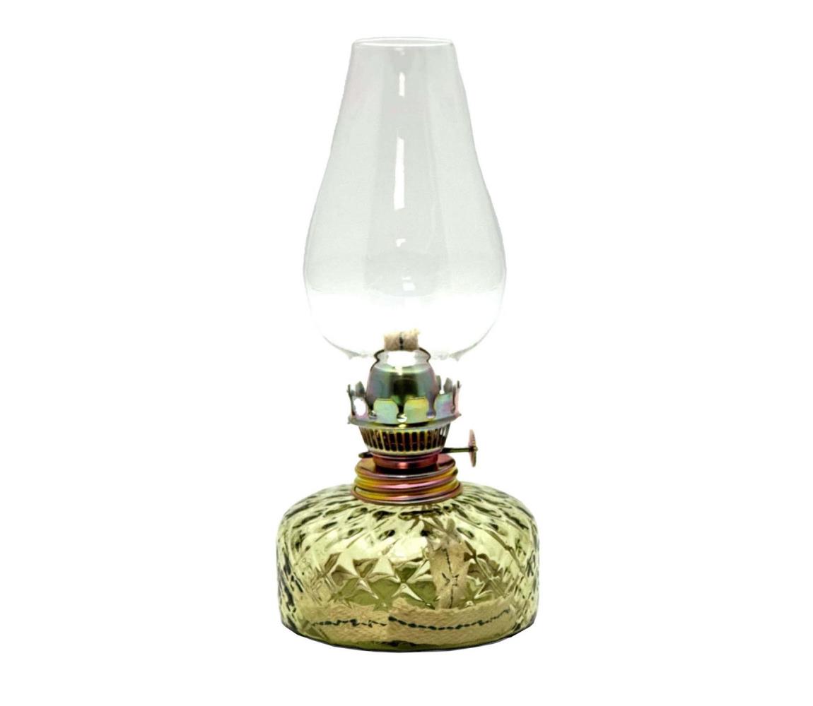 Floriánova huť Petrolejová lampa JOSEFÍNA 22 cm lesná zelená 110-0290-0000-12-03-000