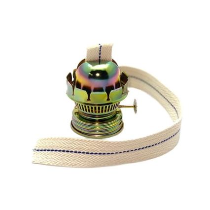 Petrolejová lampa VANESA 38 cm modrý dym zrno